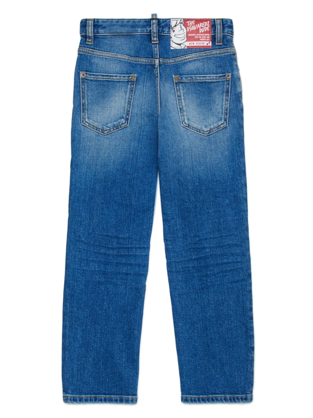 DSQUARED2 KIDS Mid waist jeans Blauw