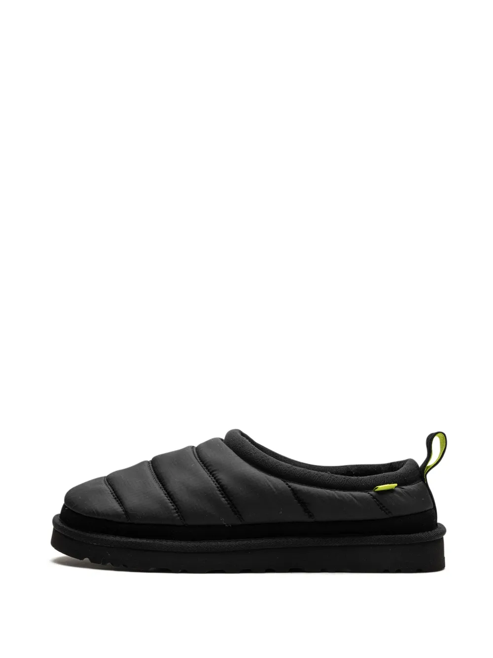 Ugg Tasman Lta Padded Recycled-polyester Mules In Black