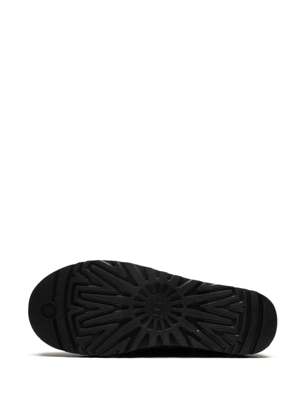 Ugg Tasman Lta Padded Recycled-polyester Mules In Black