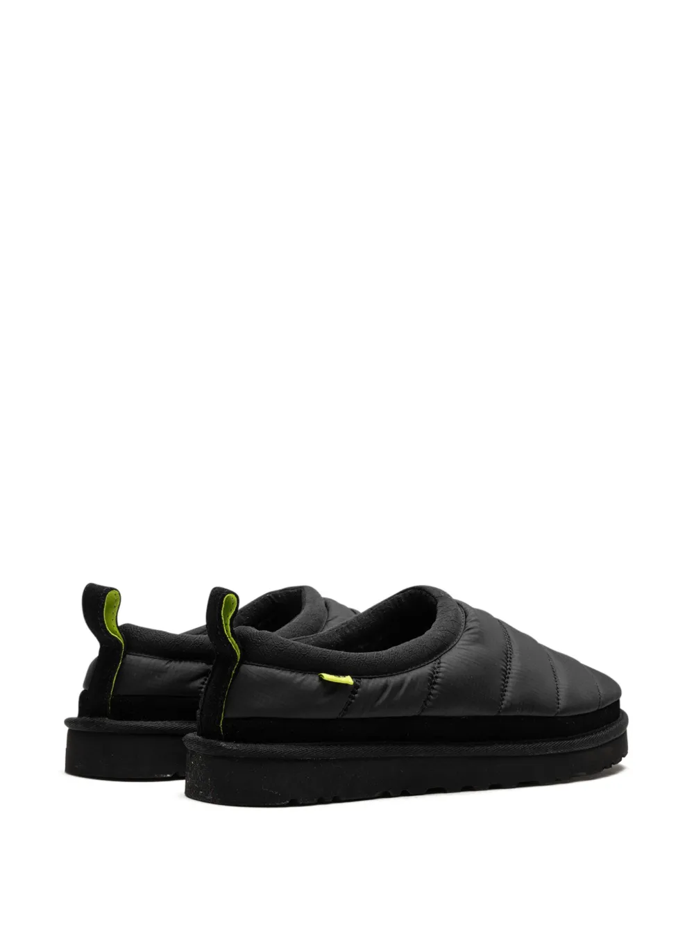 Ugg Tasman Lta Padded Recycled-polyester Mules In Black