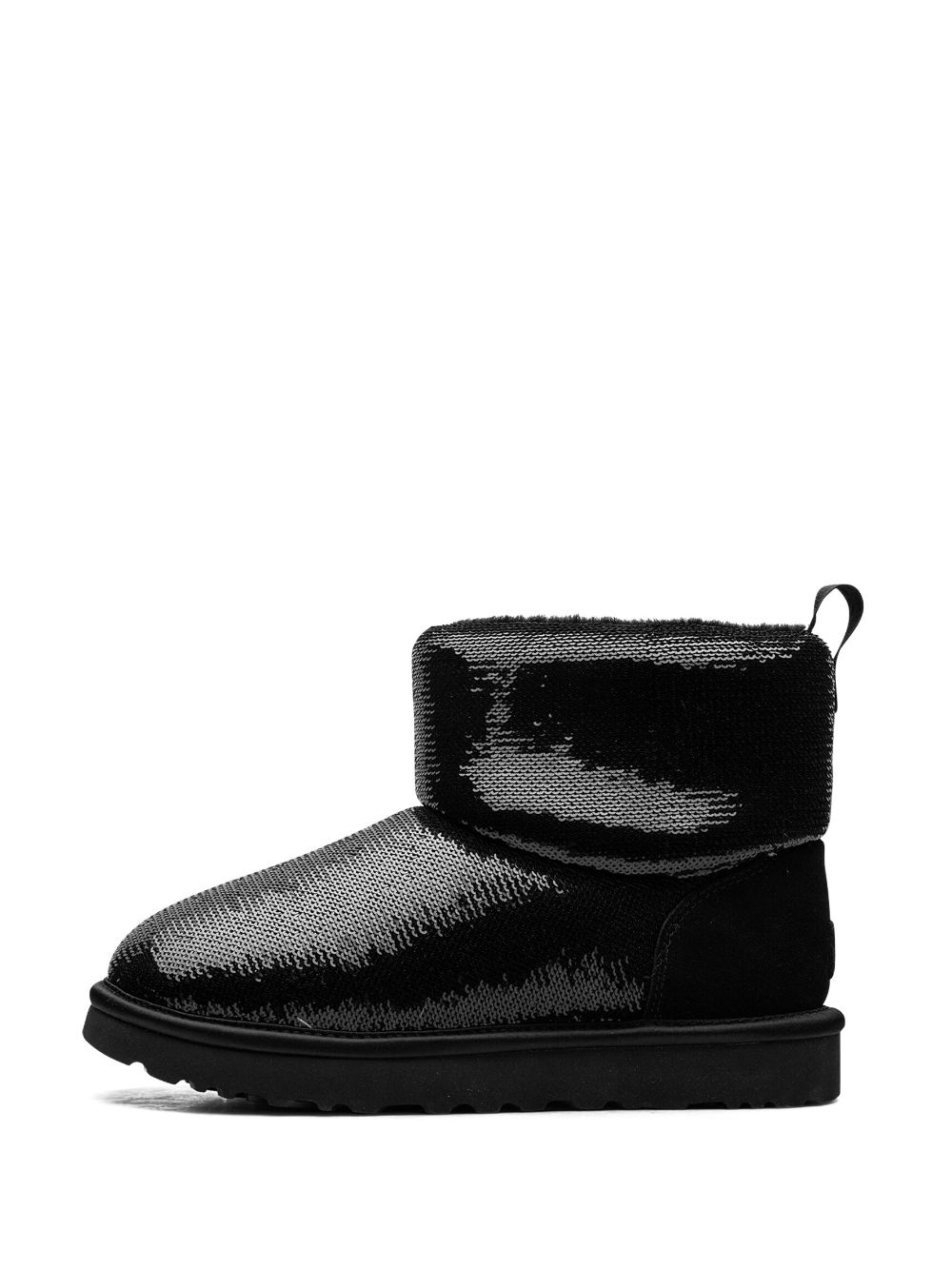 UGG Classic Mini "Mirror Ball Black" ankle boots