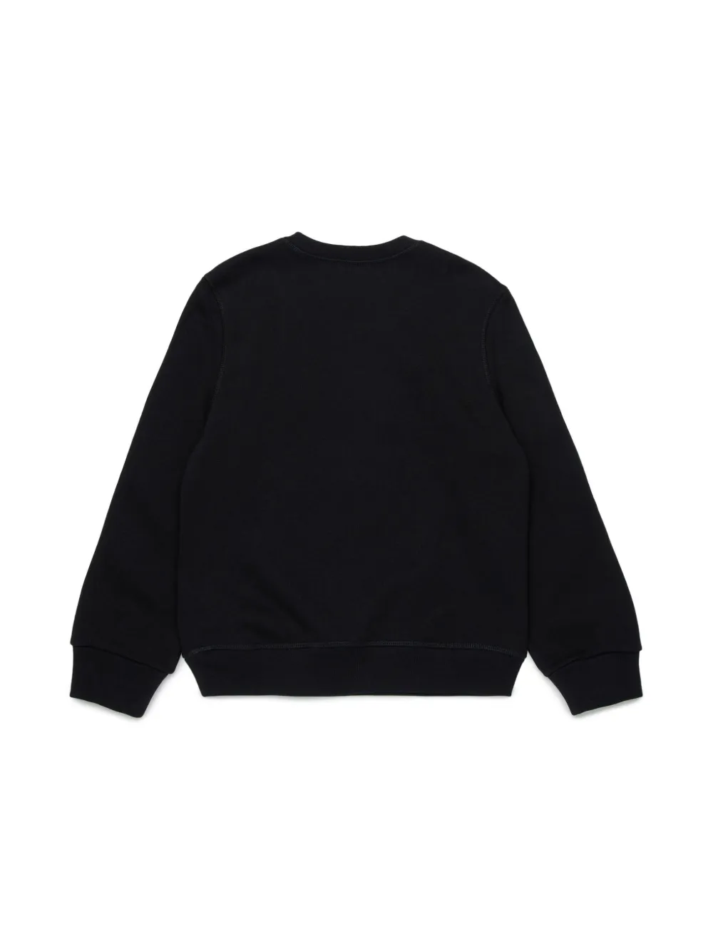 DSQUARED2 KIDS Katoenen sweater met logo - Zwart