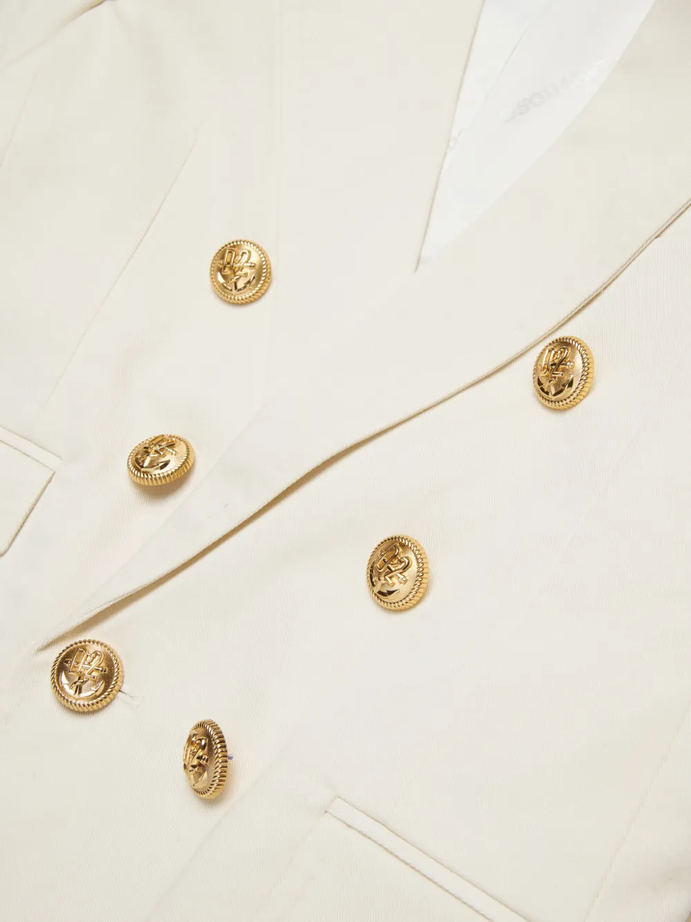 DSQUARED2 KIDS Blazer met dubbele rij knopen Wit