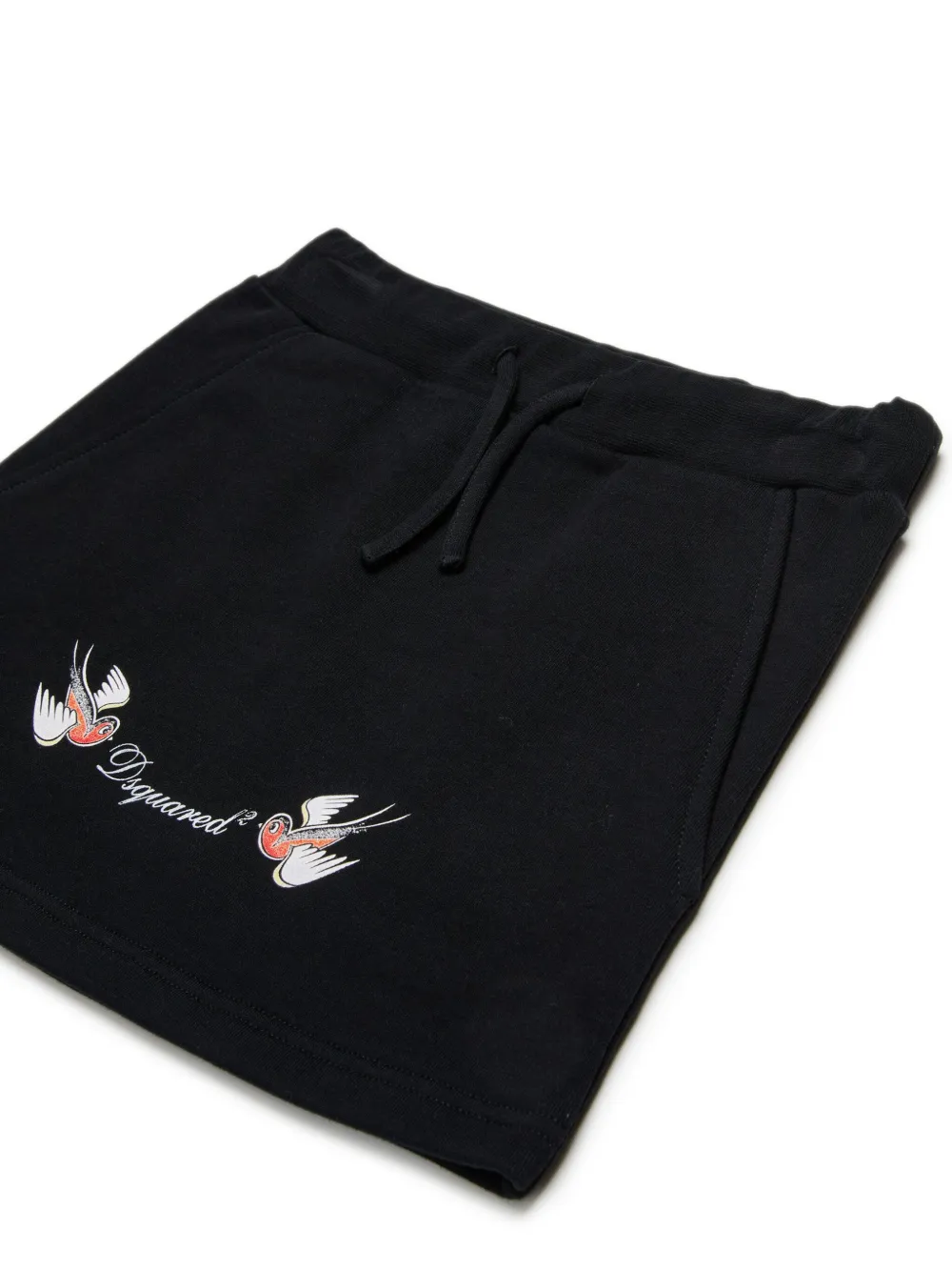 DSQUARED2 KIDS Rok met logoprint Zwart