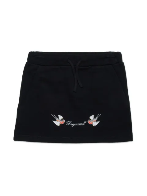 DSQUARED2 KIDS falda con logo estampado