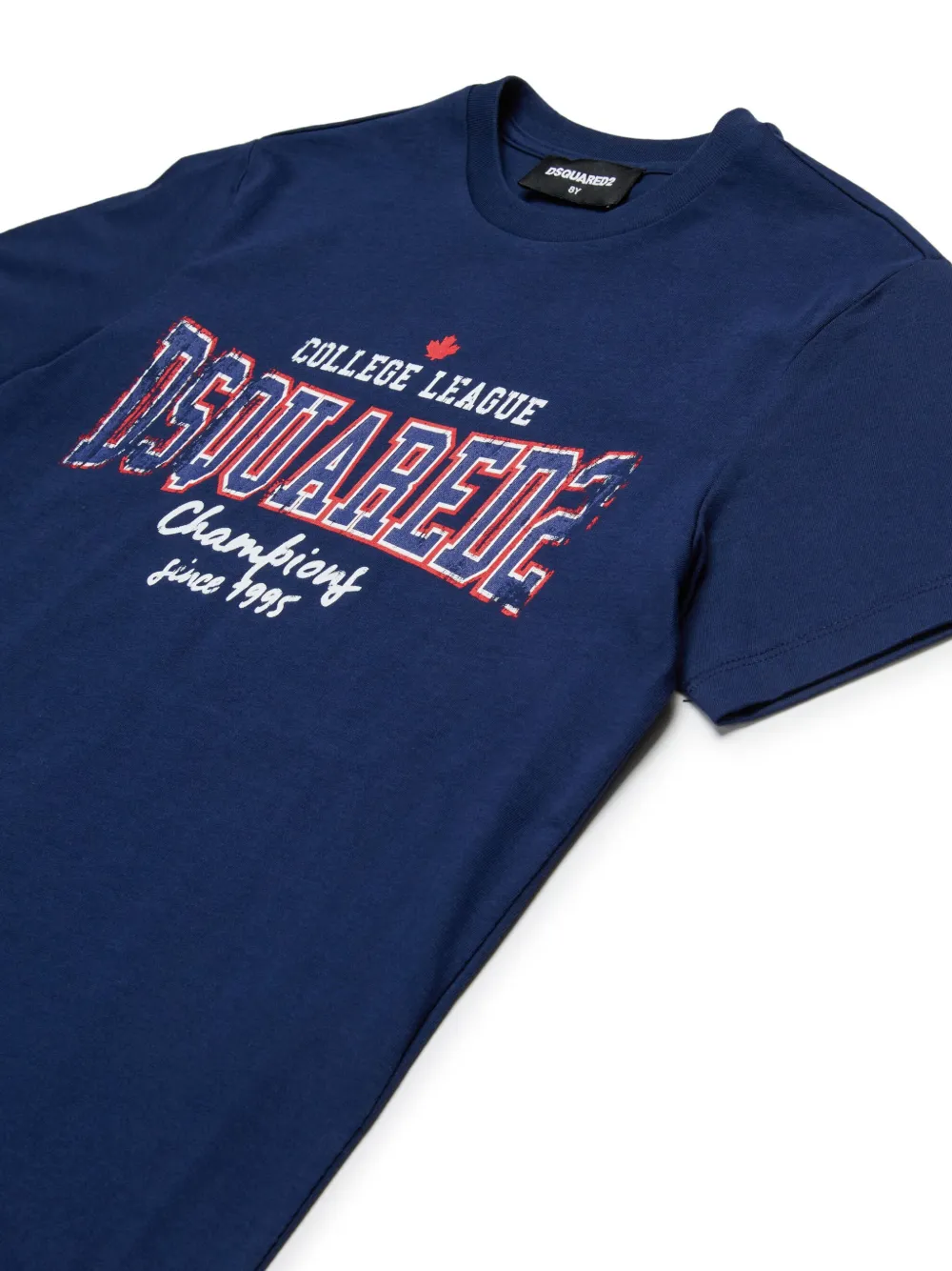 DSQUARED2 KIDS T-shirt met logoprint Blauw