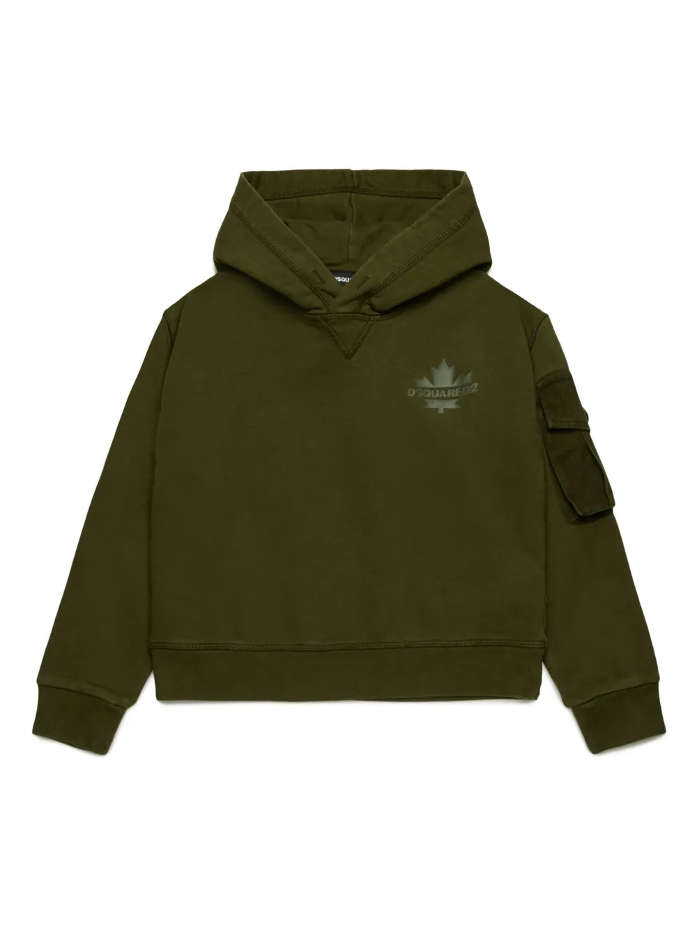 DSQUARED2 KIDS Hoodie met logoprint Groen