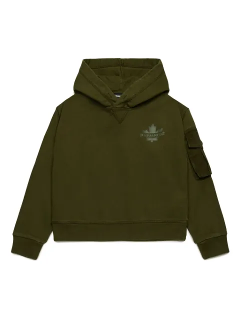 DSQUARED2 KIDS logo-print hoodie