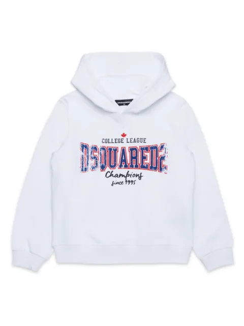 DSQUARED2 KIDS هودي بطبعة شعار الماركة