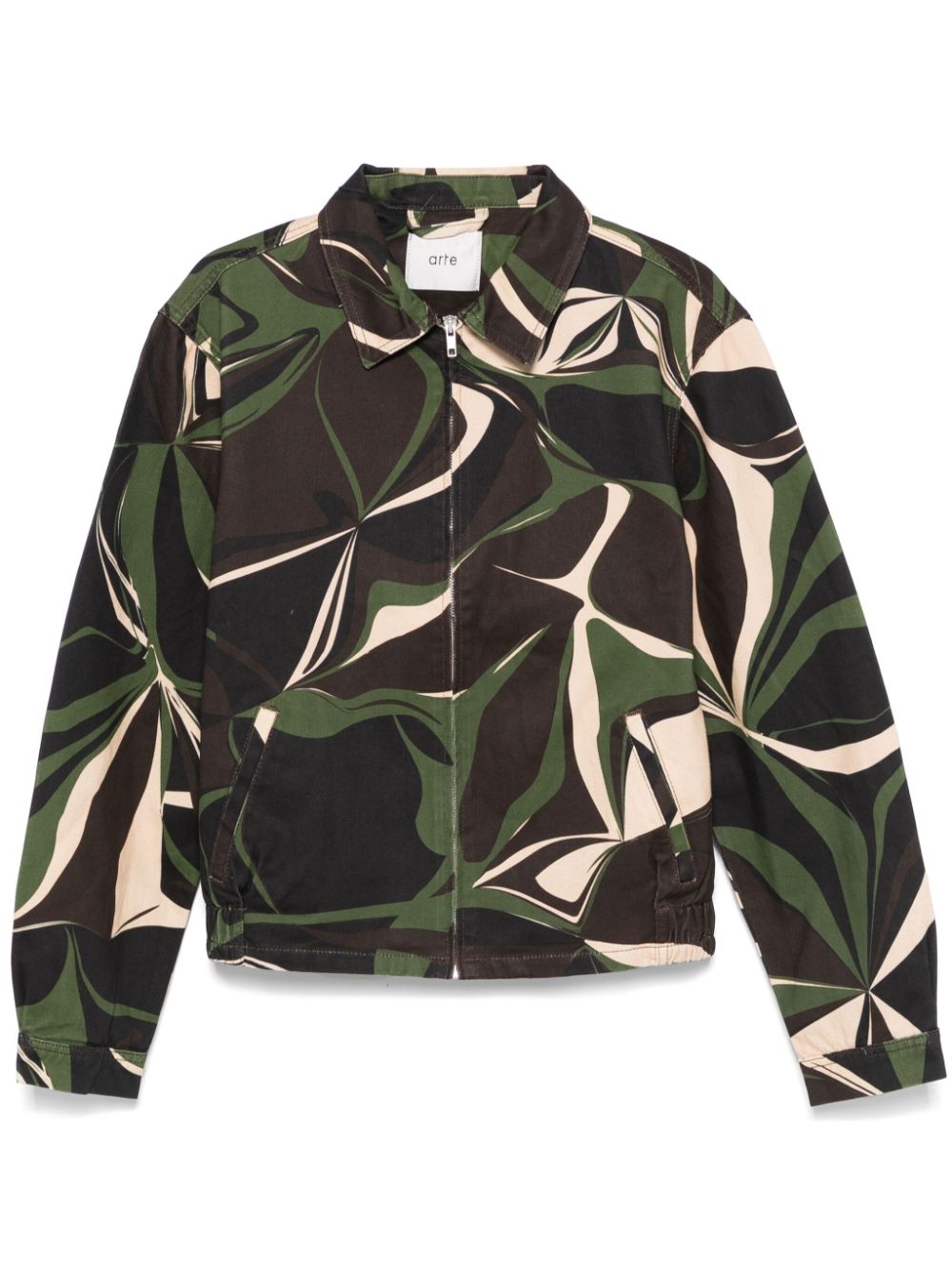 ARTE Jack met camouflageprint Groen