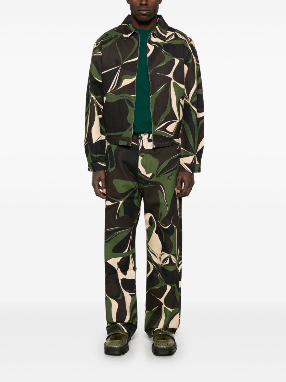 ARTE Jack met camouflageprint - Groen