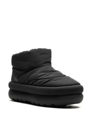 UGG Mini Dipper Puffer Boots | Black | FARFETCH CA