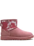 UGG Classic Mini ""Pink/Jagged Camo"" ankle boots