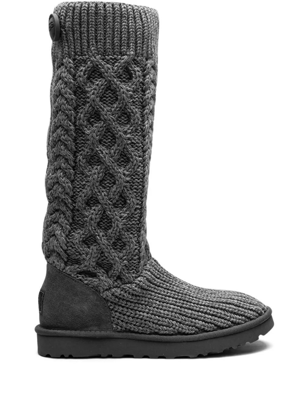 UGG Classic Cardi Cabled Knit "Grey" boots