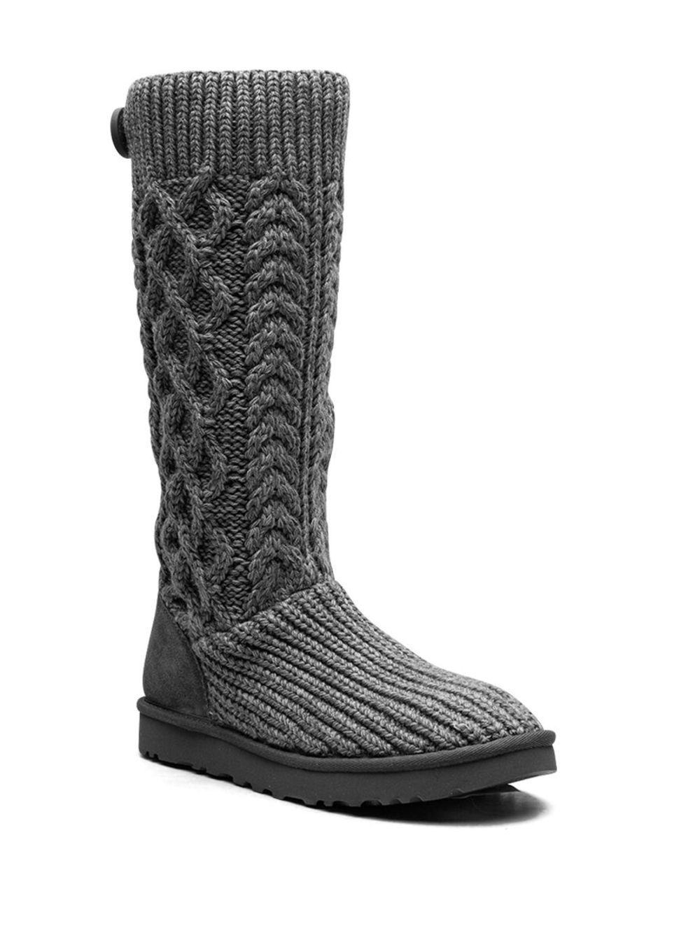 UGG Classic Cardi Cabled Knit "Grey" boots - Grijs