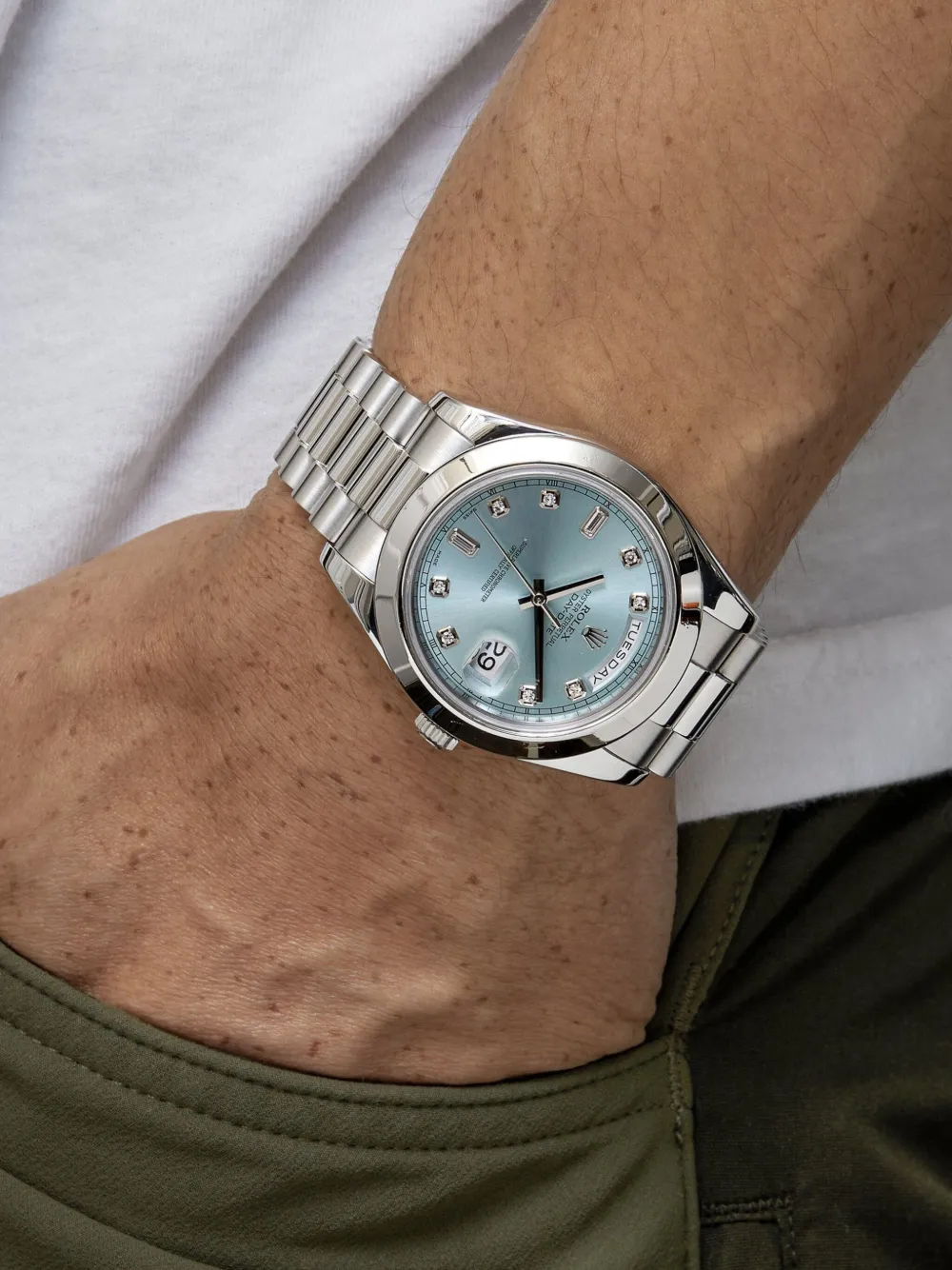 Rolex reloj Day-Date II de 41mm 2011 pre-owned | Relojes de vestir de archivo | Image 2