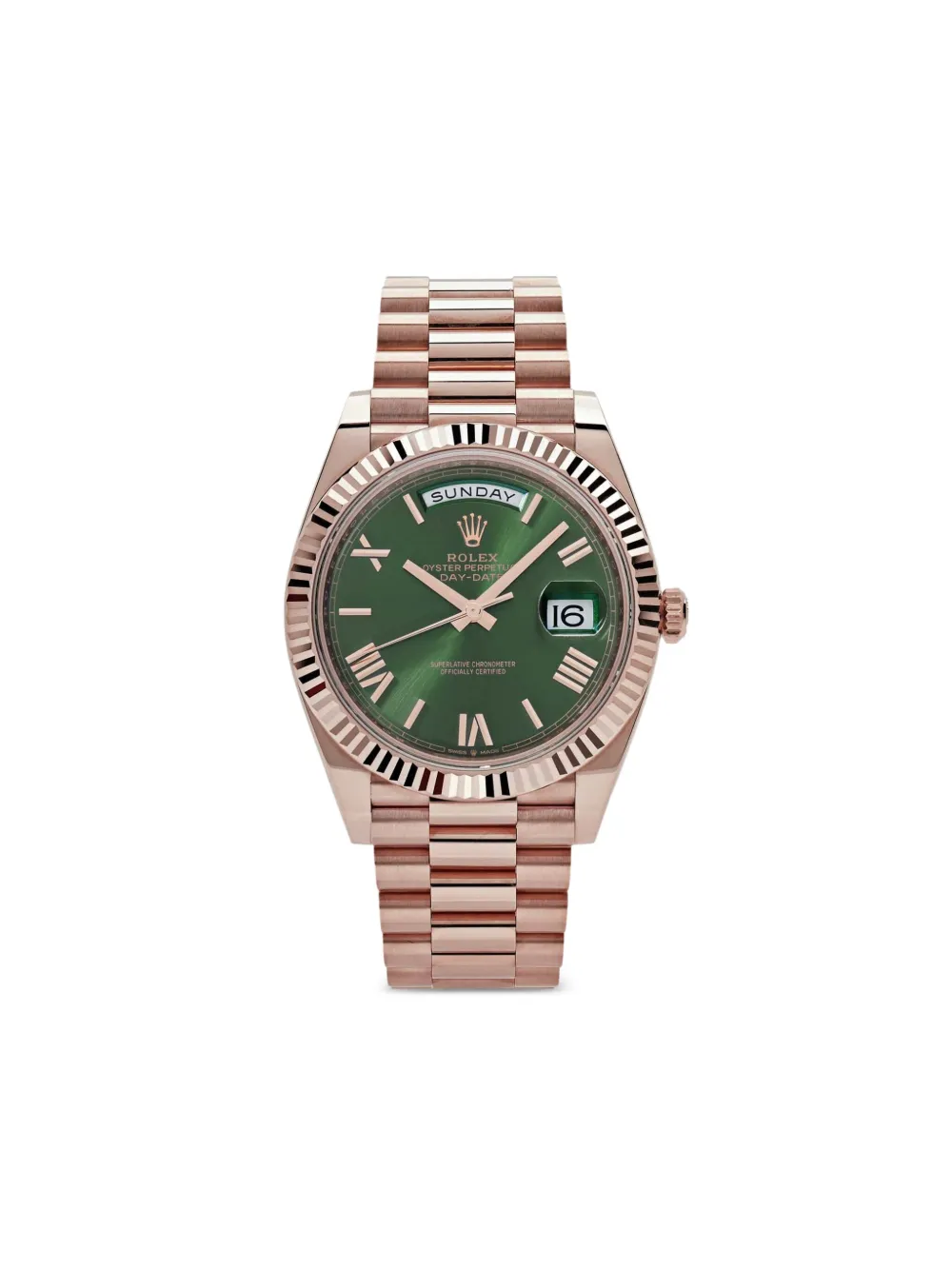 Rolex 2023 pre-owned Day-Date 40mm | Green | Image 1