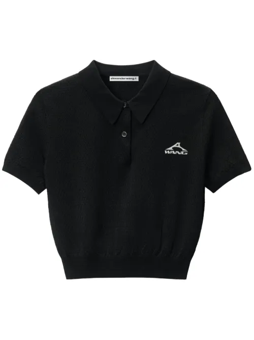 Polo à logo imprimé - Alexander Wang - Modalova
