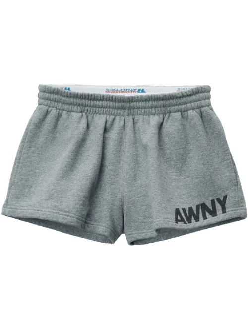 Short à logo imprimé - Alexander Wang - Modalova