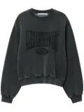 Alexander Wang logo-print sweatshirt - Black