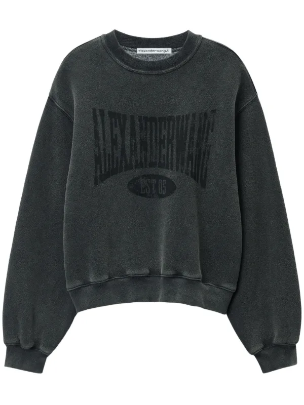 alexanderwang / ロゴ スウェットシャツ Alexander Wang ロゴ スウェットシャツ | ブラック | FARFETCH JP