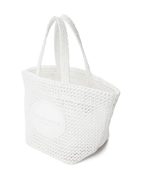 【ALEXANDER WANG】 HEIRESS POUCH IN CRYSTAL MESH in WHITE | alexanderwang®