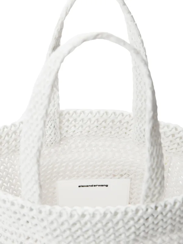 Alexander Wang Small Punch Tote Bag | White | FARFETCH