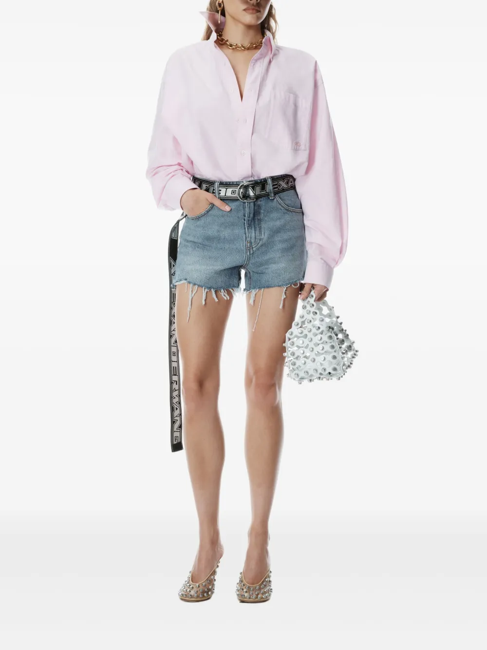 Alexander Wang Oversized blouse Roze