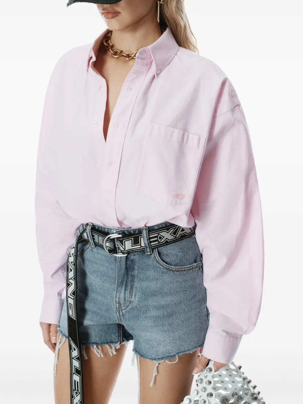 Alexander Wang Oversized blouse Roze