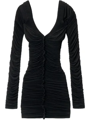 ALEXANDER WANG ワンピース Alexander Wang Shrunken Tシャツワンピース | グレー | FARFETCH JP