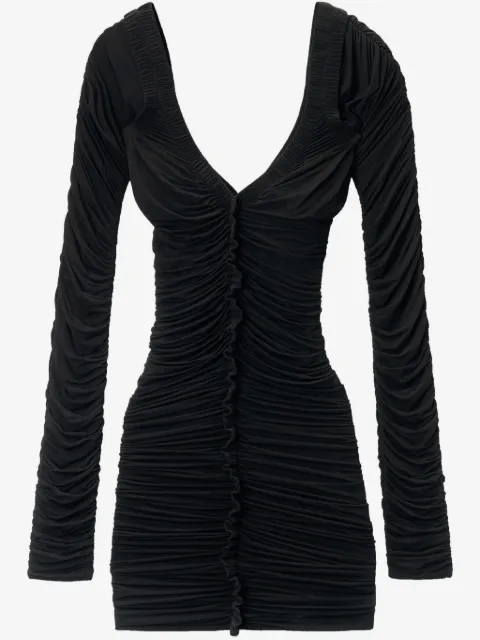Alexander Wang vestido corto fruncido