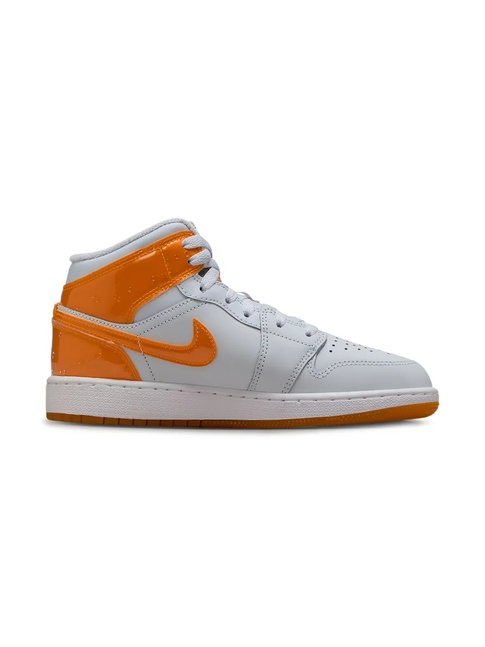 Jordan Kids Air Jordan 1 Mid SE "Gatorade Pack Orange Football Grey Pine Green White Orange Peel" sneakers