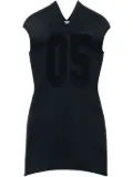 Alexander Wang jacquard logo mini dress - Black