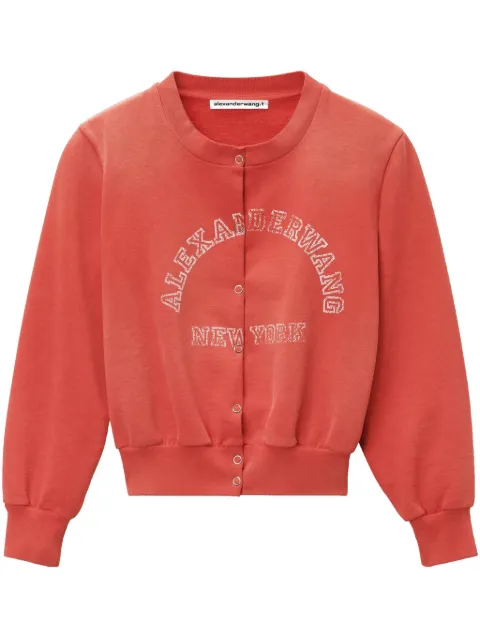 Alexander Wang logo stamp cardigan
