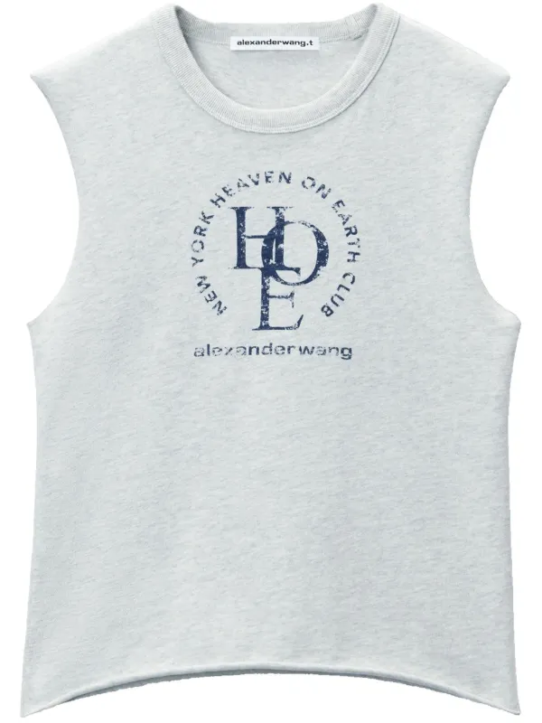 アレキサンダー・ワン グラフィックTシャツ Alexander Wang グラフィック Tシャツ | グレー | FARFETCH JP