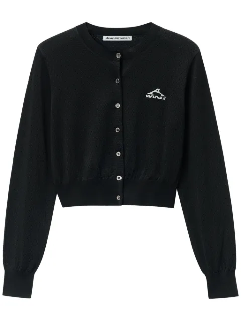 Alexander Wang logo-print cardigan
