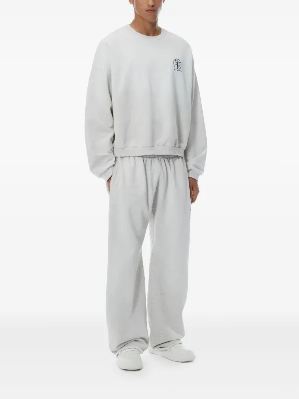 Alexander Wang ロゴ スウェットシャツ | グレー | FARFETCH JP
