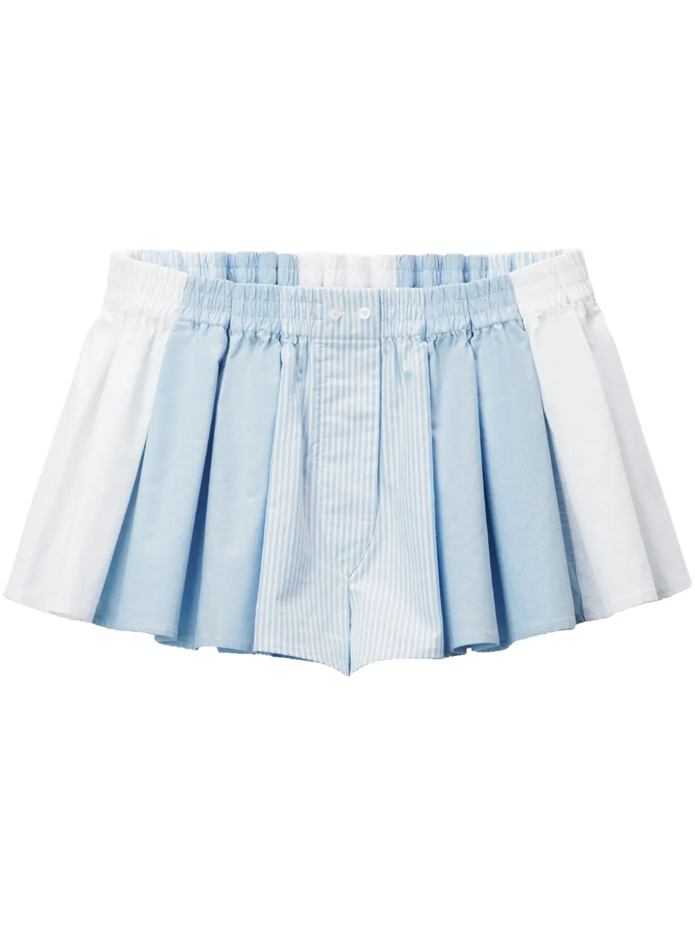 Alexander Wang Geplooide shorts Blauw