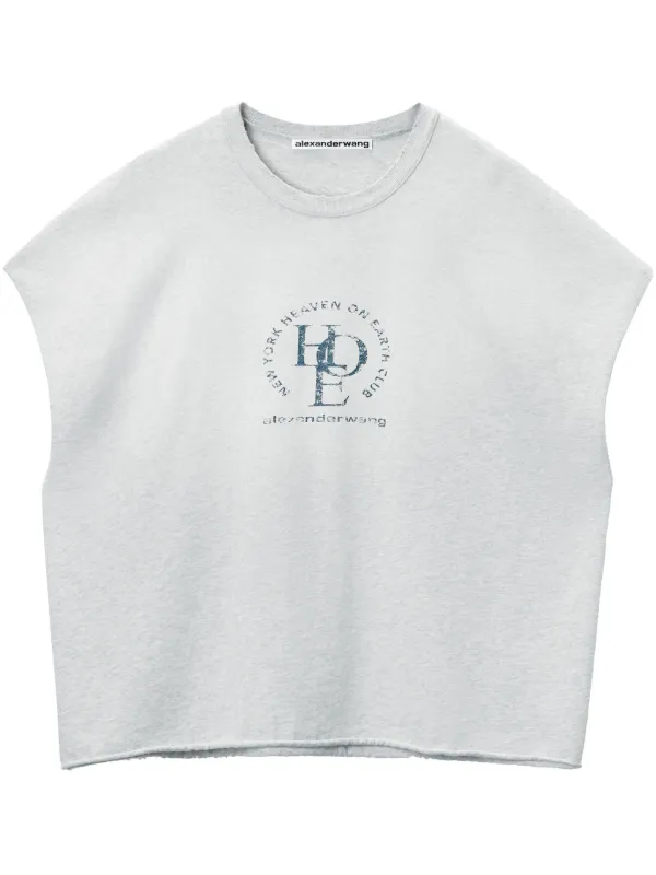 Alexander Wang Muscle T-shirt | Grey | FARFETCH