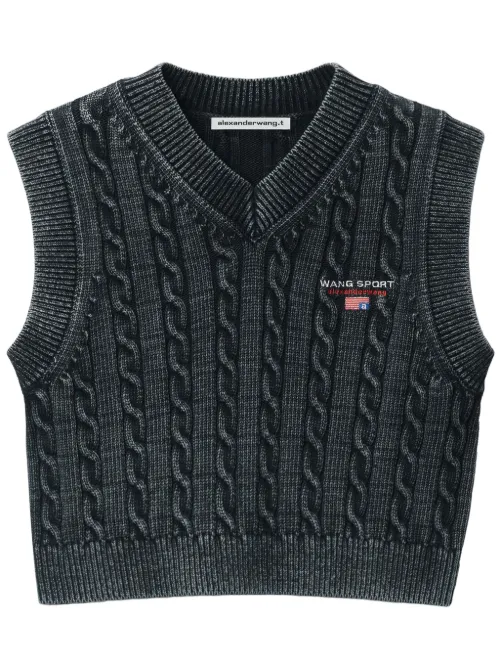 Débardeur en maille torsadée - Alexander Wang - Modalova