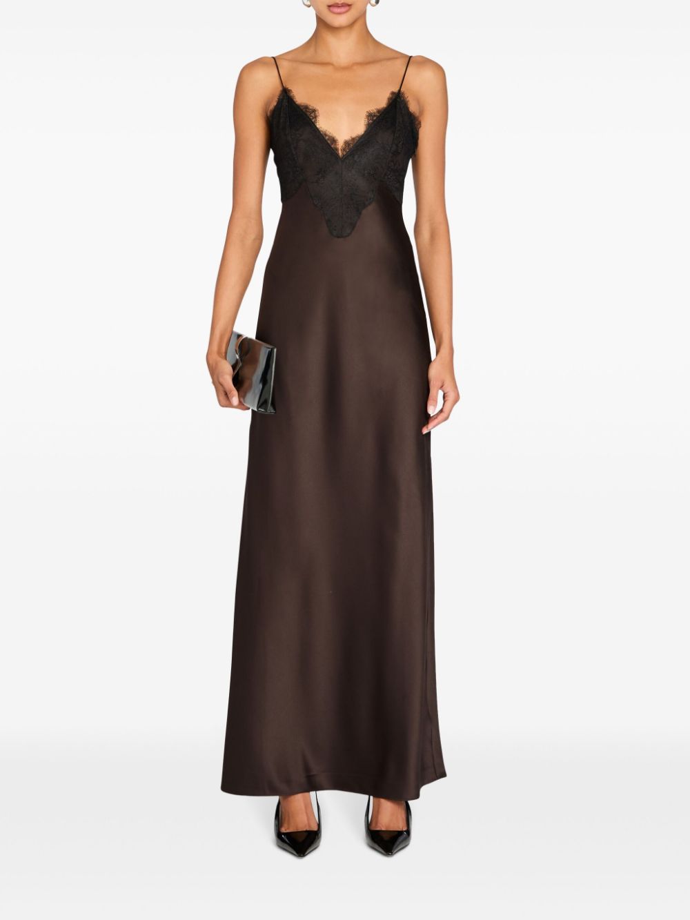 Seroya Grenache maxi dress - Brown