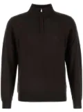 Fedeli half-zip sweater - Brown