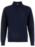 Fedeli half-zip sweater - Blue