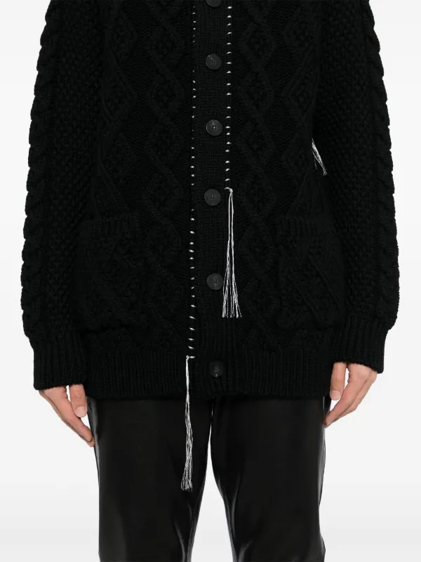 Incarnation Wool Cardigan | Black | FARFETCH