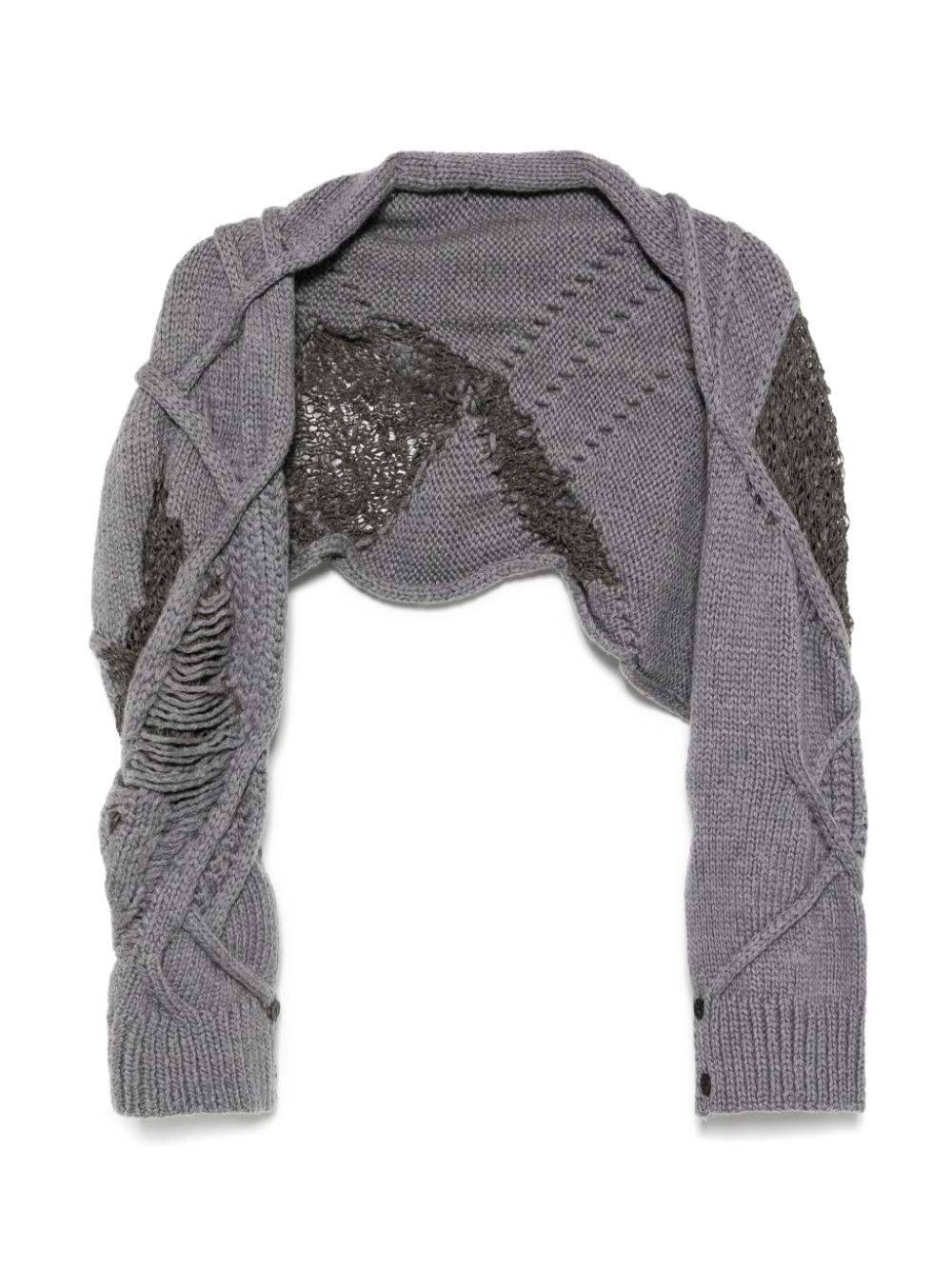 Incarnation cable knit scarve - Grey