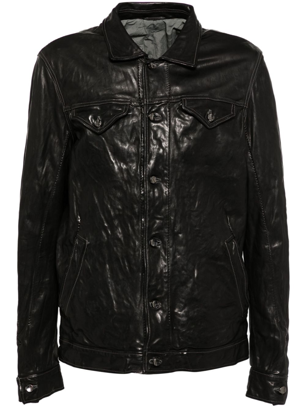 Incarnation leather jacket - Black