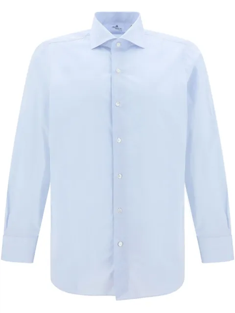 Finamore 1925 Napoli camisa con cuello italiano