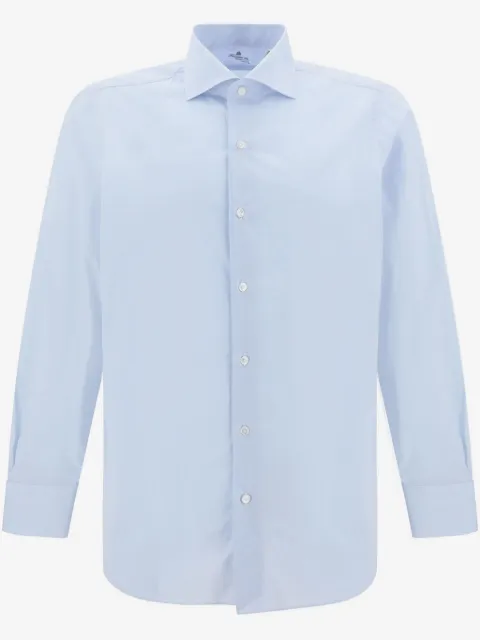 Finamore 1925 Napoli spread-collar shirt