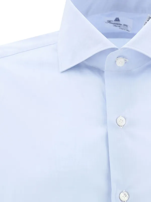 Finamore 1925 Napoli spread-collar Shirt | Blue | FARFETCH HK