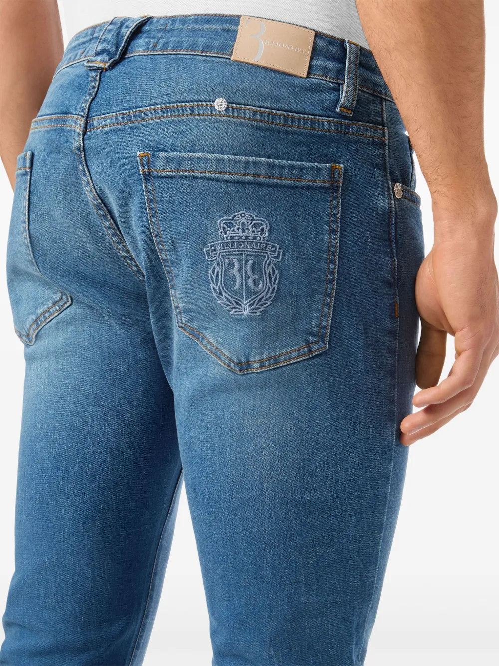 Billionaire Straight jeans Blauw